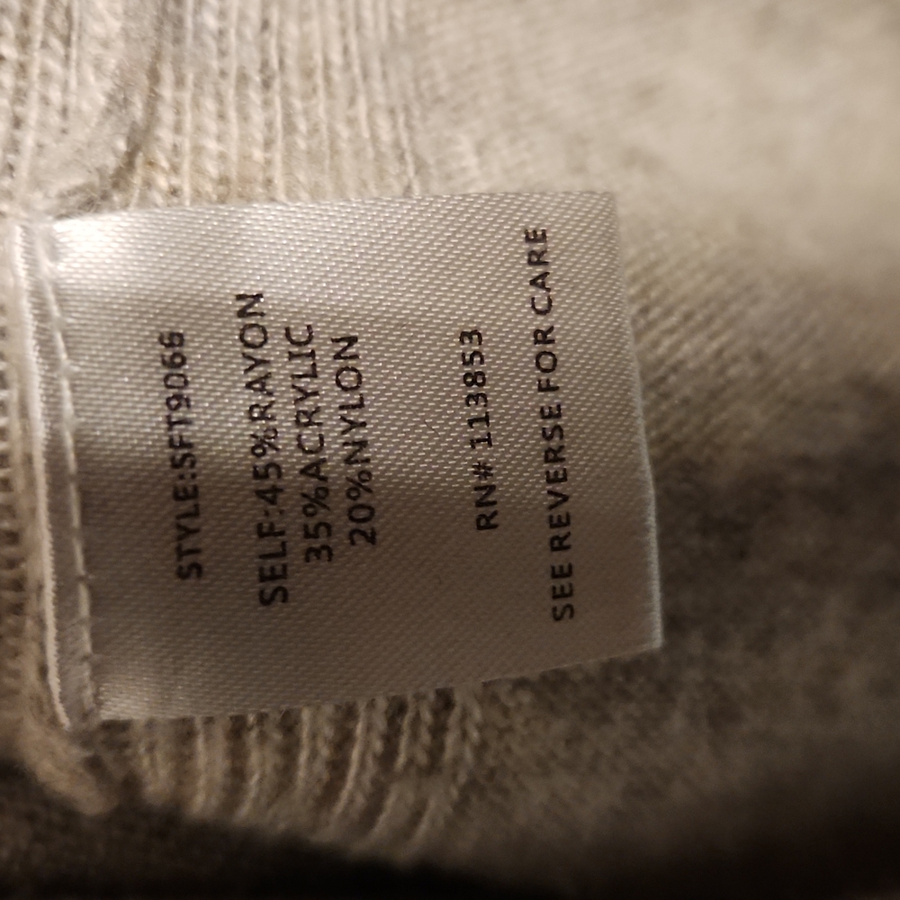 Gray/ Navy Sweater - Picture 3 of 5